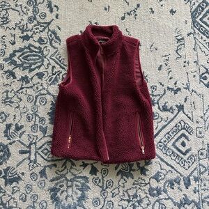 Maroon JCrew Vest